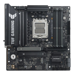 Mainboard|ASUS|AMD B850|SAM5|Micro-ATX|Memory DDR5|Memory slots 4|1xPCI-Express 4.0 1x|1xPCI-Express 4.0 16x|1xPCI-Express 5.0 16x|3xM.2|1xHDMI|2xDisplayPort|4xUSB 2.0|2xUSB 3.2|2xUSB-C|1xPS/2|1xRJ45|3xAudio port|TUFGAMINGB850M-EWIFI