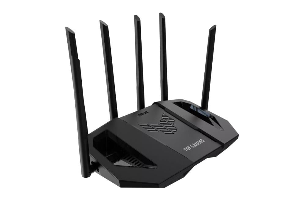 Wireless Router|ASUS|Router|6500 Mbps|Mesh|Wi-Fi 6|Wi-Fi 7|IEEE 802.11a|IEEE 802.11b|IEEE 802.11g|IEEE 802.11ac|IEEE 802.11ax|USB 3.2|3x2.5GbE|1x2.5GbE|Number of antennas 6|TUFGAMINGBE6500