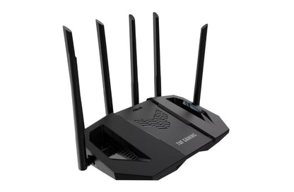 Wireless Router|ASUS|Router|6500 Mbps|Mesh|Wi-Fi 6|Wi-Fi 7|IEEE 802.11a|IEEE 802.11b|IEEE 802.11g|IEEE 802.11ac|IEEE 802.11ax|USB 3.2|3x2.5GbE|1x2.5GbE|Number of antennas 6|TUFGAMINGBE6500