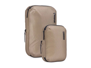 Thule | Compression Cube Set, Small/Medium | Packing Cube | Gentle Beige