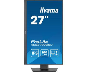 LCD Monitor|IIYAMA|27"|Business|Panel IPS|2560x1440|16:9|100Hz|Matte|0.4 ms|Speakers|Swivel|Pivot|Height adjustable|Tilt|Colour Black|XUB2792QSU-B6