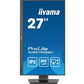 LCD Monitor|IIYAMA|27"|Business|Panel IPS|2560x1440|16:9|100Hz|Matte|0.4 ms|Speakers|Swivel|Pivot|Height adjustable|Tilt|Colour Black|XUB2792QSU-B6