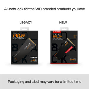 SSD|SANDISK|2400xTBW rating|NVMe Yes|PCI Express 5.0|M.2|1000 GB|POWERED BY SANDISK|Black SN8100|WDS100T1X0M