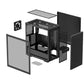 Case|DEEPCOOL|CH510|MiniTower|Case product features Transparent panel|Not included|Colour Black|R-CH510-BKNNE1-G-1