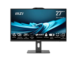 Monoblock PC|MSI|PRO|AP272P 14M|Business|All in One|CPU Intel Core i5|i5-14400|2500 MHz|Screen 27"|RAM 16GB|DDR4|3200 MHz|SSD 512GB|Graphics card Intel UHD Graphics|Integrated|Colour Black|PROAP272P14M-867XEU