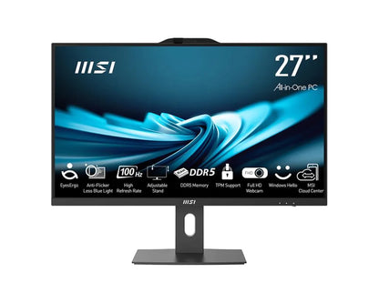 Monoblock PC|MSI|PRO|AP272P 14M|Business|All in One|CPU Intel Core i5|i5-14400|2500 MHz|Screen 27"|RAM 16GB|DDR4|3200 MHz|SSD 512GB|Graphics card Intel UHD Graphics|Integrated|Colour Black|PROAP272P14M-867XEU