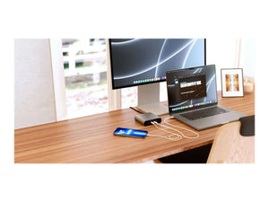 Hyper | HyperJuice 245W 4 USB-C PD Port GaN Charger, EU/UK Cord