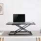 NEWSTAR WORKSTATION - SIT-STAND WORKPLACE (HEIGHT ADJUSTMENT: 4-40 CM), BLACK