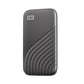 External SSD|WESTERN DIGITAL|My Passport|4GB|USB-C|USB 3.2|Write speed 1000 MBytes/sec|Read speed 1050 MBytes/sec|WDBAGF0040BGY-WESN