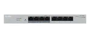 ZYXEL GS1200-8HP, 8 PORT GIGABIT POE+ WEBMANAGED DESKTOP SWITCH, 4X POE, 60 WATT (5Y WARRANTY)
