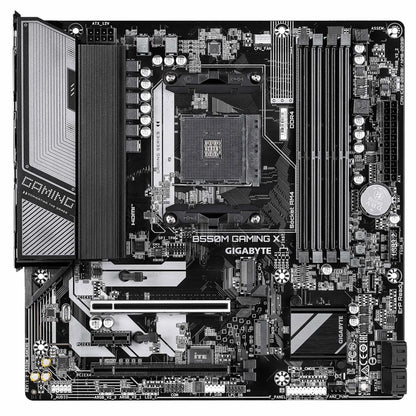 Mainboard|GIGABYTE|AMD B550|Socket AM4|micro ATX|RAM DDR4-SDRAM|4xSlots|2xNumber of M.2 (M) slots|B550MGAMINGX1.2