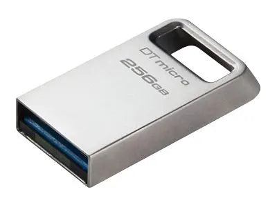 Kingston | USB 3.2 Flash Drive | DataTraveler micro | 256 GB | USB 3.2 | Silver