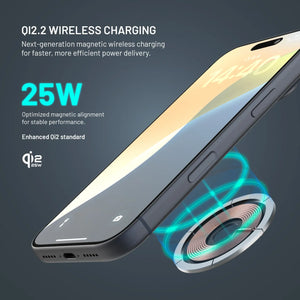 Fixed MagPad Slim wireless charger with Qi2.2, MagSafe support
