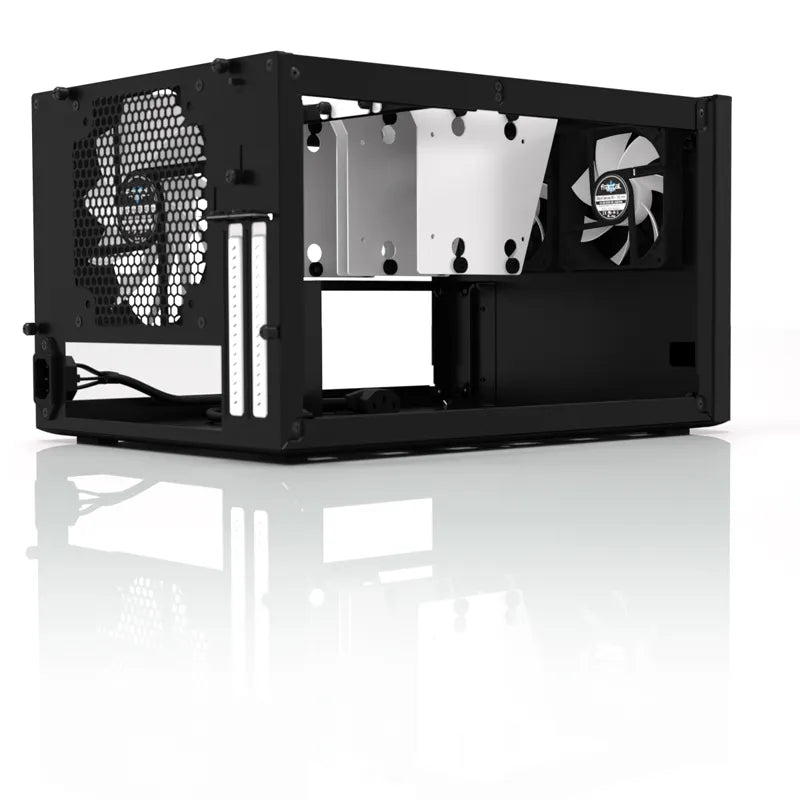 Fractal Design | NODE 304 | 2 - USB 3.0 (Internal 3.0 to 2.0 adapter included)1 - 3.5mm audio in (microphone)1 - 3.5mm audio out (headphone)Power button with LEDHDD LED | Black