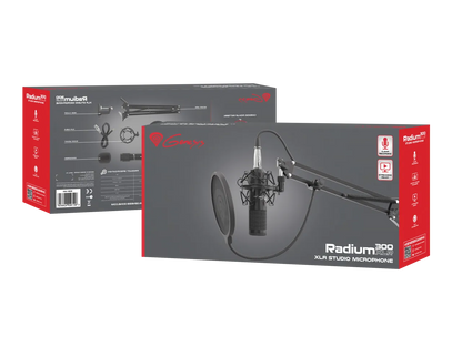 Genesis | Gaming Microphone | Radium 300 | Black | Wired