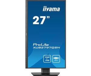 LCD Monitor|IIYAMA|27"|Business|Panel IPS|2560x1440|16:9|100Hz|Matte|1 ms|Speakers|Swivel|Pivot|Height adjustable|Tilt|Colour Black|XUB2797QSN-B1