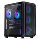 Case|ENDORFY|Arx 500 ARGB|MidiTower|Case product features Transparent panel|Not included|ATX|MicroATX|MiniITX|Colour Black|EY2A011
