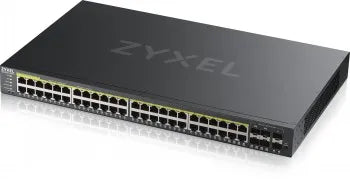 ZYXEL GS2220-50HP,EU REGION,48-PORT GBE L2 POE SWITCH WITH GBE UPLINK (1 YEAR NCC PRO PACK LICENSE BUNDLED) (5Y WARRANTY)