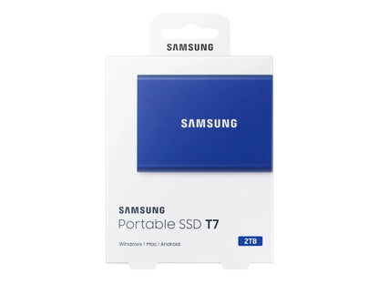 SAMSUNG Portable SSD T7 2TB Blue