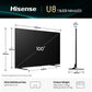 TV Set|HISENSE|100 "|4K Ultra HD|3840 x 2160 pixels|Flat|16:9|ULED|100U8Q