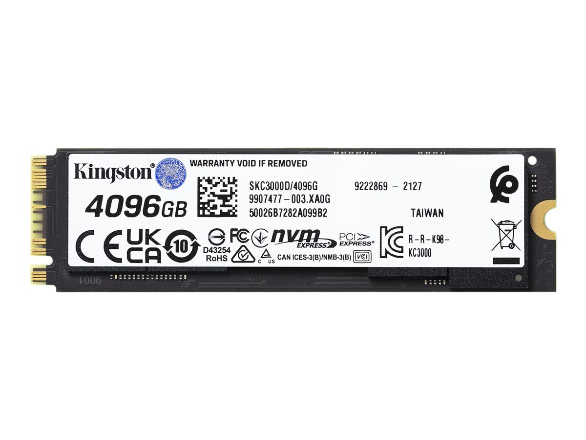 KINGSTON KC3000 4096GB M.2 PCIe