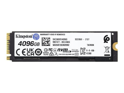 KINGSTON KC3000 4096GB M.2 PCIe