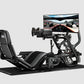 Next Level Racing | Steel | Racing Simulator Cockpit | F-GT Pro Formula and GT Grey Edition | Grey