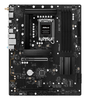 Mainboard|ASROCK|Intel B860 Express|LGA1851|ATX|Memory DDR5|Memory slots 4|1xPCI-Express 4.0 16x|1xPCI-Express 5.0 16x|1xM.2|1xHDMI|1xDisplayPort|1xAudio-In|1xAudio-Out|1xMicrophone|2xUSB 2.0|6xUSB 3.2|1xUSB-C|1xRJ45|B860PRO-AWIFI
