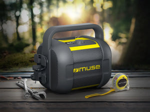 Muse | Jobsite Radio | M-968 BTY | 40 W | Waterproof | Bluetooth | Wireless connection | Portable | NFC features | Black/Yellow