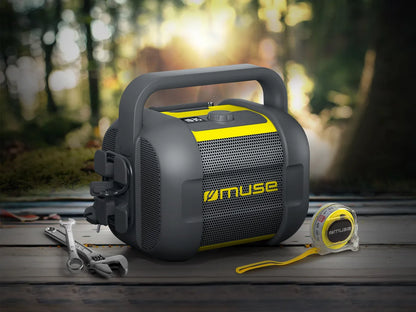 Muse | Jobsite Radio | M-968 BTY | 40 W | Waterproof | Bluetooth | Wireless connection | Portable | NFC features | Black/Yellow