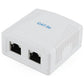 CABLE ACC MOUNT BOX CAT5E FTP/2P NCAC-2F5E-01 GEMBIRD