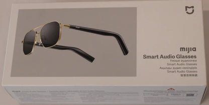 SALE OUT. Xiaomi Mijia Smart Audio Glasses, Aviator | SALE OUT. Smart Audio Glasses | Mijia Pilot-Style | Bluetooth | Open-Ear | Microphone | Gold | Noise canceling | UNPACKED | Warranty 23 month(s) | Wireless
