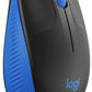 MOUSE USB OPTICAL WRL M190/BLUE 910-005907 LOGITECH