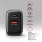 AXAGON Wall charger 67W, USB-A + USB-C, PD3.0/PPS/QC4+/SF | ACU-PQ67D