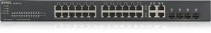 ZYXEL GS1920-24V2, 28 PORT SMART MANAGED SWITCH 24X GIGABIT COPPER AND 4X GIGABIT DUAL PERS., HYBRID MODE, STANDALONE OR NEBULAFLEX CLOUD (5Y WARRANTY)