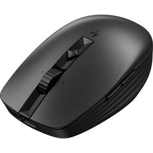 HP 715 Wireless Bluetooth Mouse - Multi-Device, Programmable, 4-way Scrolling, Rechargeable - Black