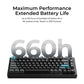 Keychron Q1 Ultra - US Layout - Silk POM Red - Black Wireless Keyboard