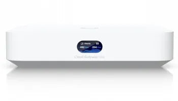 UBIQUITI COMPACT 2.5G CLOUD GATEWAY WITH 30+ UNIFI DEVICE / 300+ CLIENT SUPPORT, 1.5 GBPS IPS ROUTING, AND 512 GB SSD NVR STORAGE