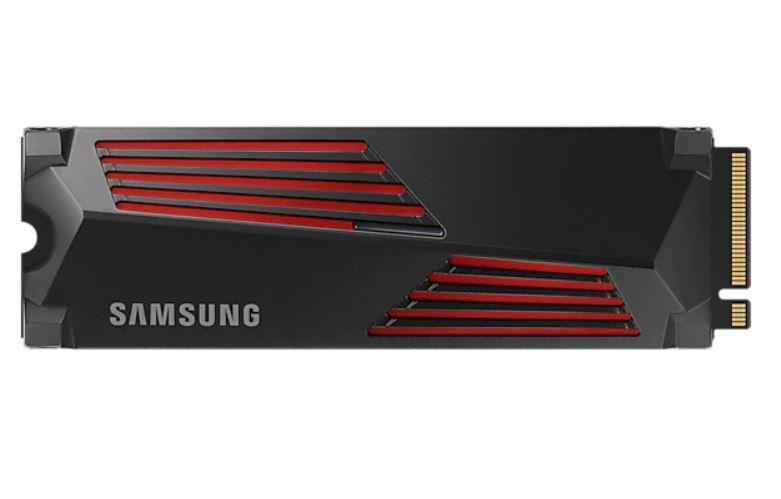 SSD|SAMSUNG|990 PRO with Heatsink|1TB|M.2|PCIE|NVMe|MLC|Write speed 6900 MBytes/sec|Read speed 7450 MBytes/sec|2.3mm|TBW 600 TB|MTBF 1500000 hours|MZ-V9P1T0CW