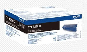 BROTHER TN-423BK BLACK HIGH YIELD TONER, 6,500P