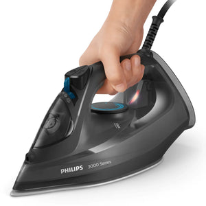 Philips Steam iron | DST3041/80 3000 series | Steam Iron | 2600 W | Continuous steam 40 g/min | Water tank capacity 300 ml | Black | Steam boost performance 200 g/min