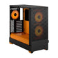 Fractal Design | Pop Air RGB | Side window | ATX, mATX, Mini ITX | ATX | Orange Core TG Clear Tint