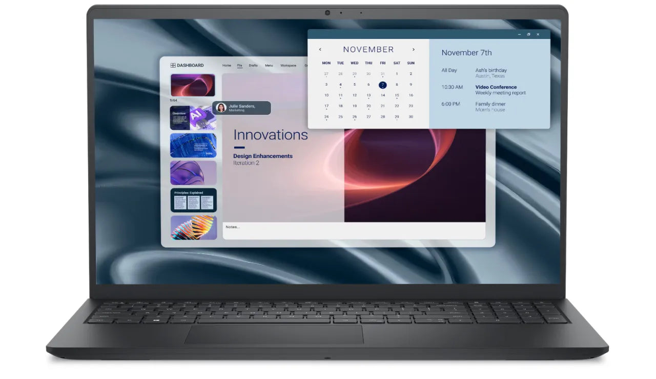 Dell Pro 15 Essential PV15255 | Carbon Black | 15.6 " | FHD | 1920 x 1080 pixels | AMD Ryzen 5 | 7520U | 8 GB | LPDDR5 | Solid-state drive capacity 512 GB | AMD Radeon 610M Graphics | Windows 11 Home | 802.11ac | Keyboard language English | Warranty...