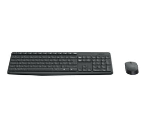 LOGITECH MK235 wireless Keyboard + Mouse Combo Grey - (US)
