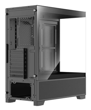 Case|XILENCE|XG172|MidiTower|Case product features Fan control panel/Transparent panel|Not included|Colour Black|XG172
