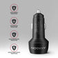 AXAGON Car charger 48W, USB-A + USB-C, PD3.0/PPS/QC4+/SFC | PWC-PQ48