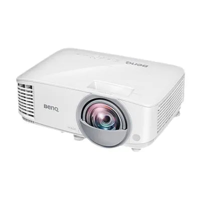 BenQ MW809STH - DLP projector - portable - 3D - 3600 ANSI lumens - WXGA (1280 x 800) - 16:10 - 720p - short-throw fixed lens