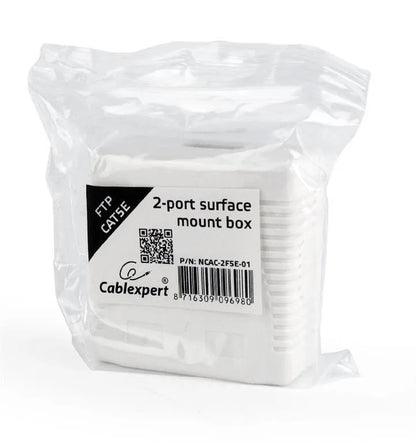 CABLE ACC MOUNT BOX CAT5E FTP/2P NCAC-2F5E-01 GEMBIRD