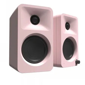 KANTO AUDIO 100W POWERED REFERENCE DESKTOP SPEAKERS WITH BLUETOOTH - PINK, PAIR (INCLUDES TYPE C POWER CORD)