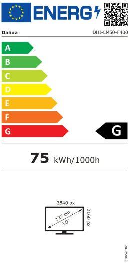 DISPLAY LCD 50"/DHI-LM50-F400 DAHUA
